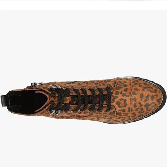 New Donald J Pliner Shoes Donald Pliner Ease Lace Up Boot Leopard Print size 6.5 - Picture 3 of 9